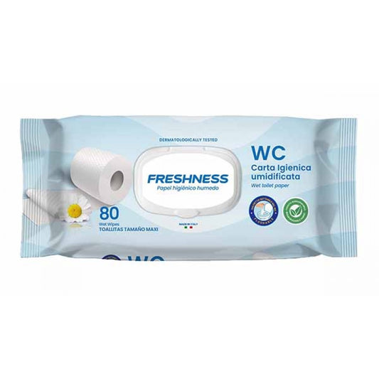 Freshness Toalhitas Húmidas WC (80 Unidades)