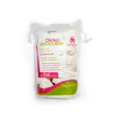 Setablu Discos Algodão Oval Puro (50 unidadesS)