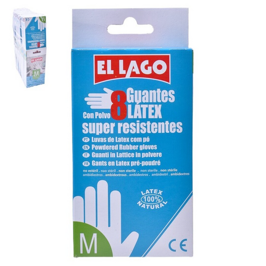 Luvas Latex El Lago (M)