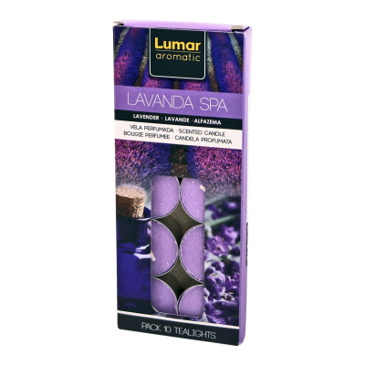 Conjunto 10 tealights Lavanda