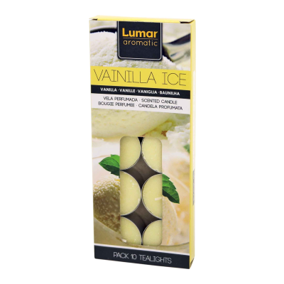 Conjunto 10 tealights Baunilha
