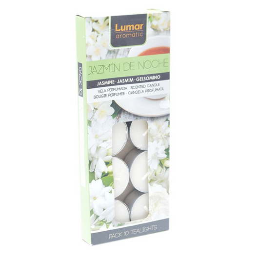 Conjunto 10 tealights Jasmim
