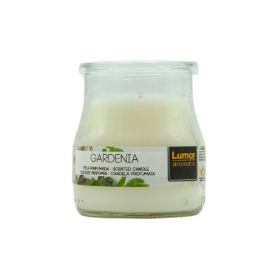 Vela copo vidro Gardenia