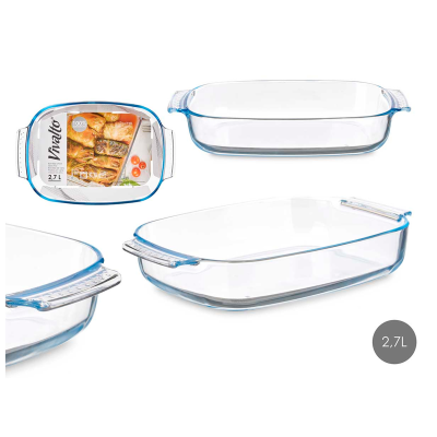 Vivalto Assadeira Vidro Rectangular 2