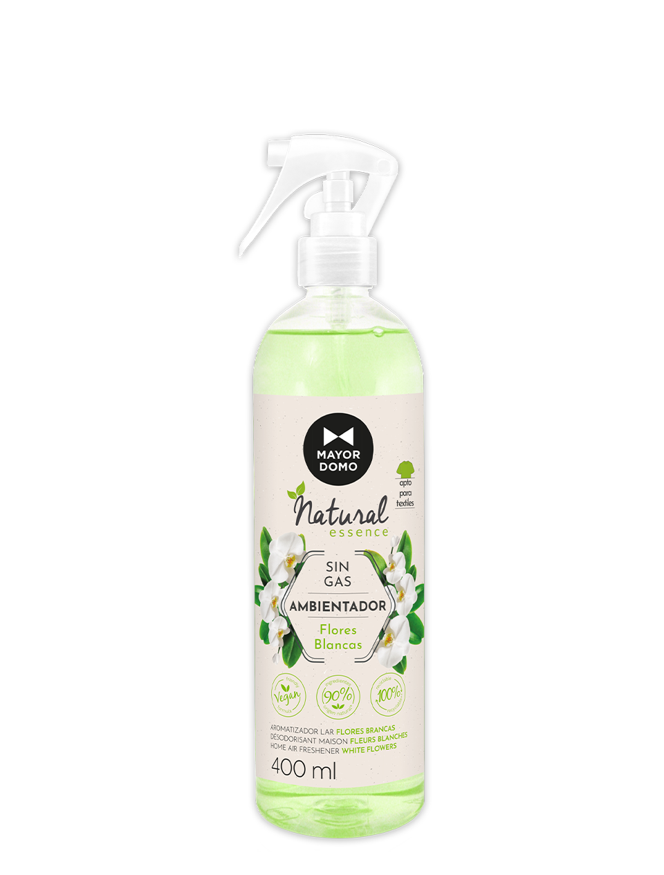 Mayordomo Ambientador Líquido Flores Brancas Spray 400ml
