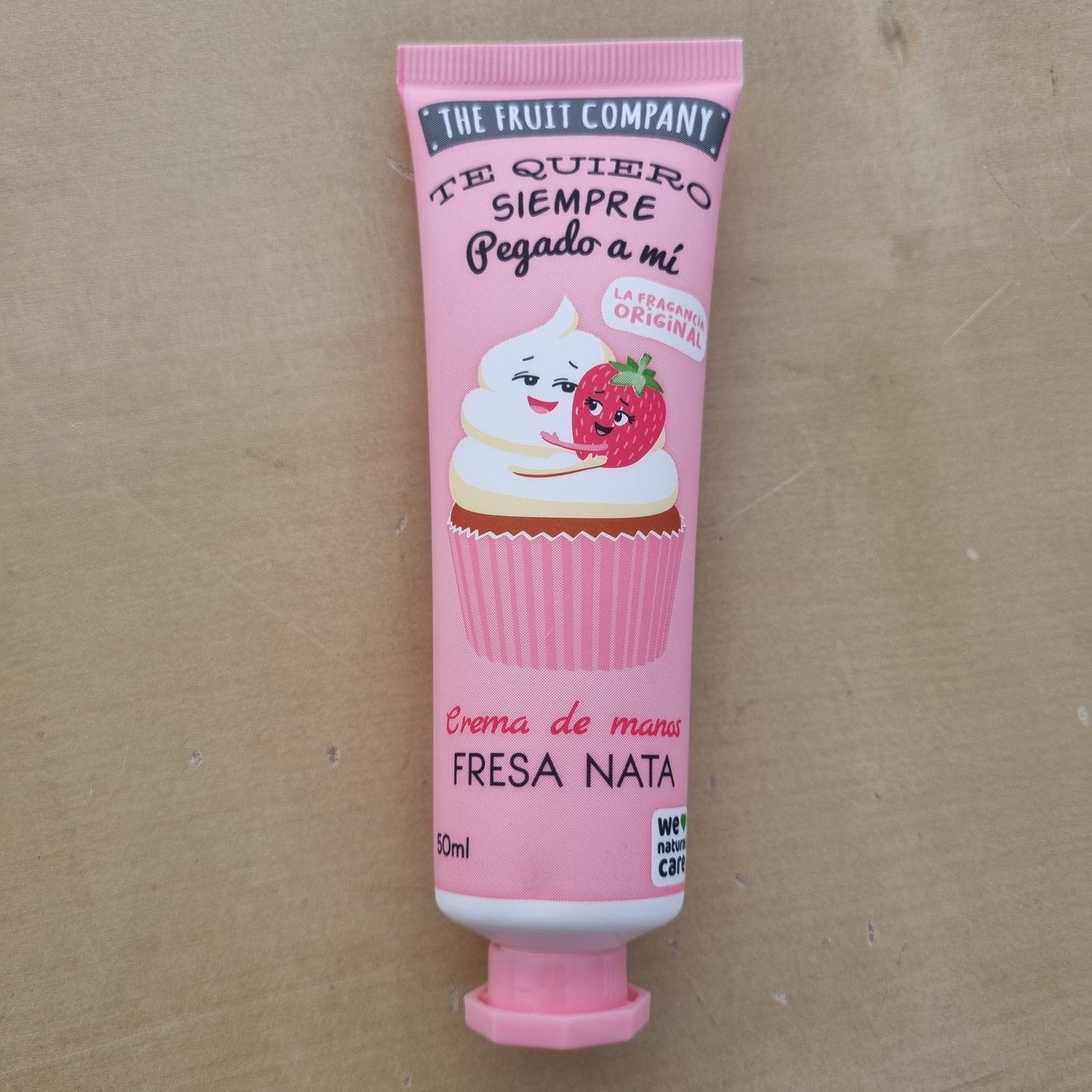 The Fruit Company Creme Mãos Hidratante Morango Nata (50ml)