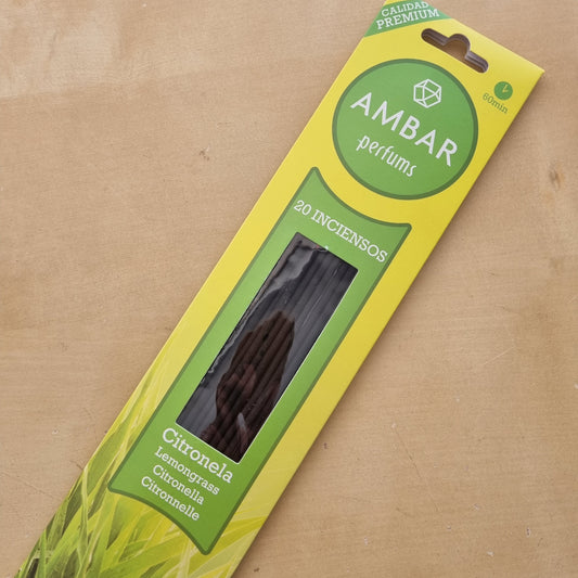 Ambar Incenso Citronela (20 unidades)