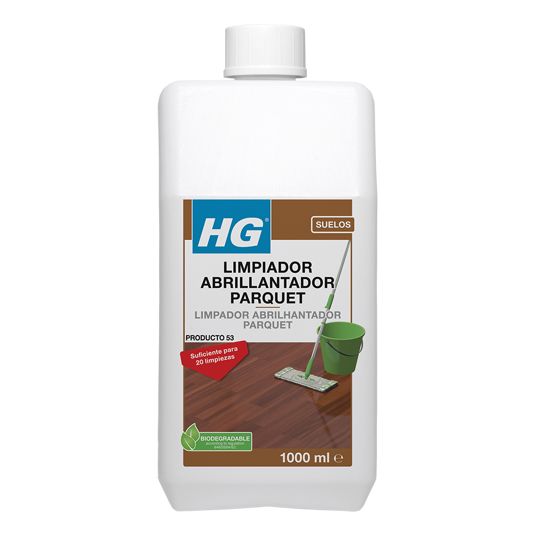HG Limpador Abrilhantador Uso Diario Parquet/Madeira