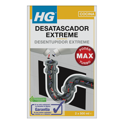 Limpiador de desagües HG Extreme