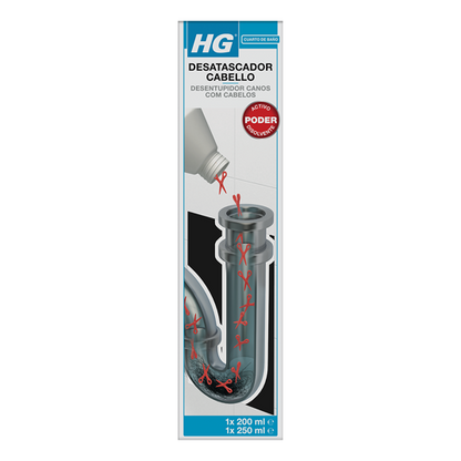 HG Desentupidor Canos com Cabelos