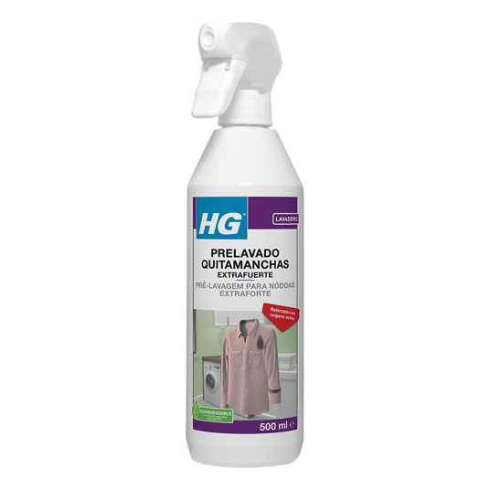 HG Pré-lavagem Extra-Forte para Nódoas com Oxigénio Ativo
