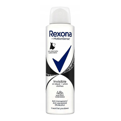 Rexona Deo Spray Invisible Black & White Cloth Woman 200ml