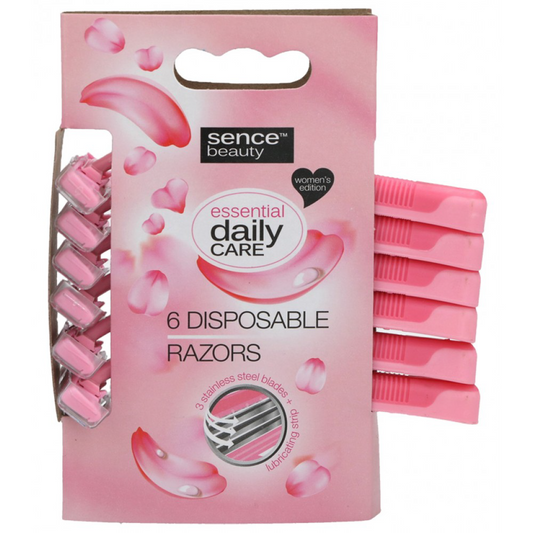 Sencebeauty Laminas Triplas Descart (6unid)