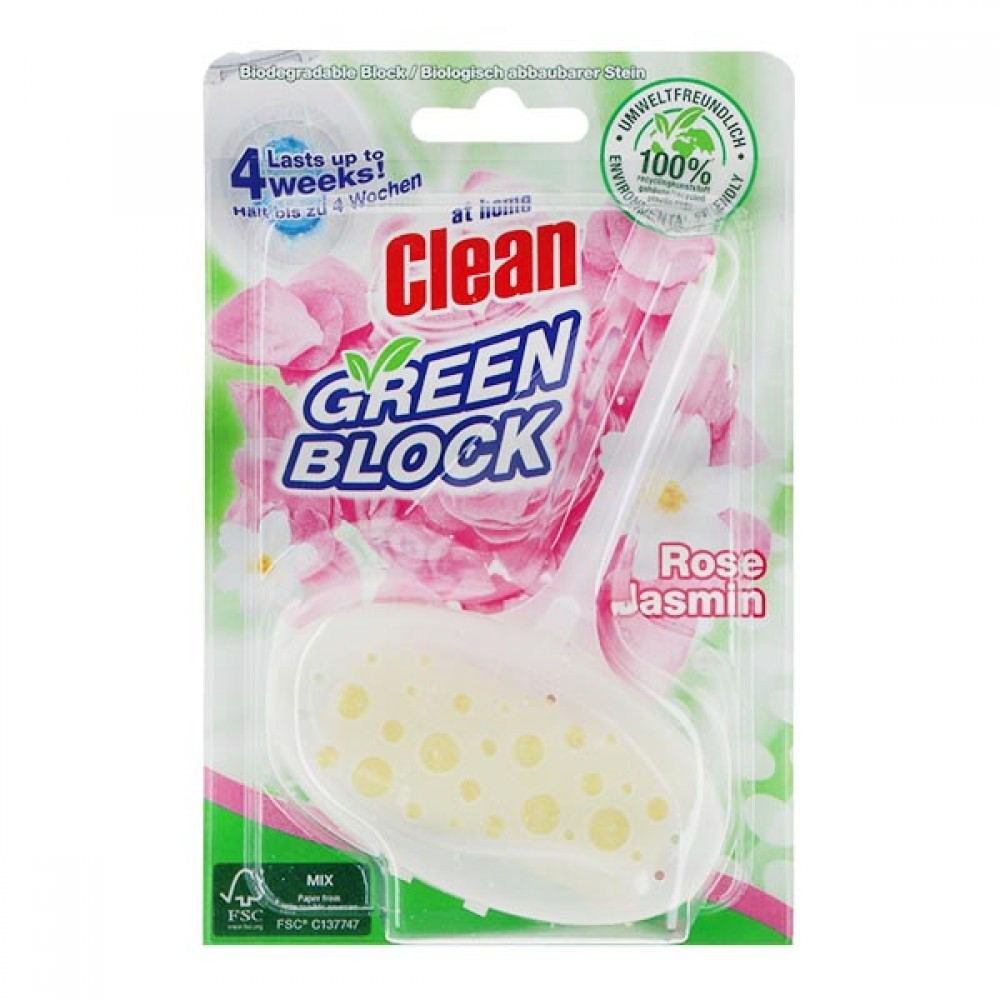 At Home Clean Bloco Sanitario Eco Rosas & Jasmin 40gr