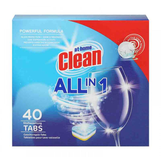 At Home Clean Cápsulas Máquina Lavar Tudo em 1 (40 unidades)