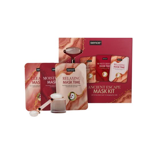 Sence Kit 3 Mascaras Faciais C/Rolo Massagem
