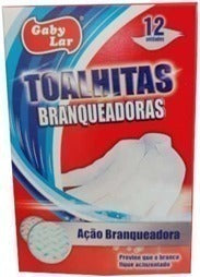 Gabilar Toalhitas Branqueadoras p/Roupa (12 unidades)