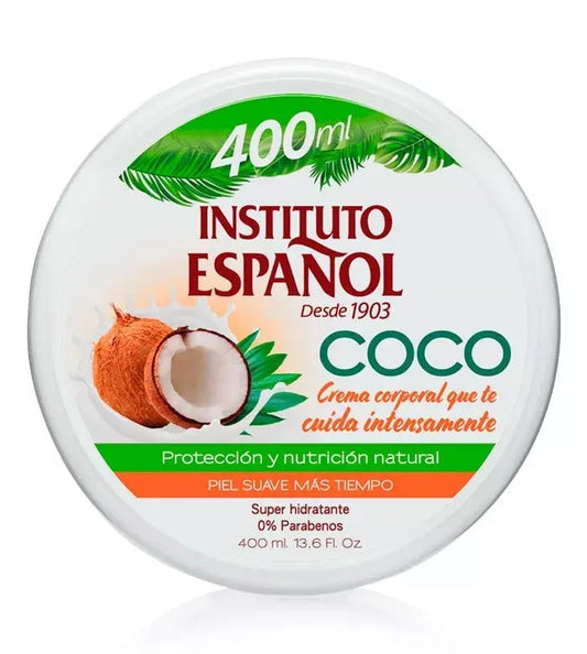 Creme Hidratante de Coco 400ml - Instituto Espanol