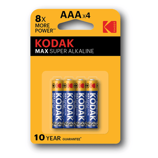 Kodak Pilhas Alcalinas Aaa (4 Unidades)