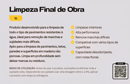 Brico Limpeza Final de Obra 5L