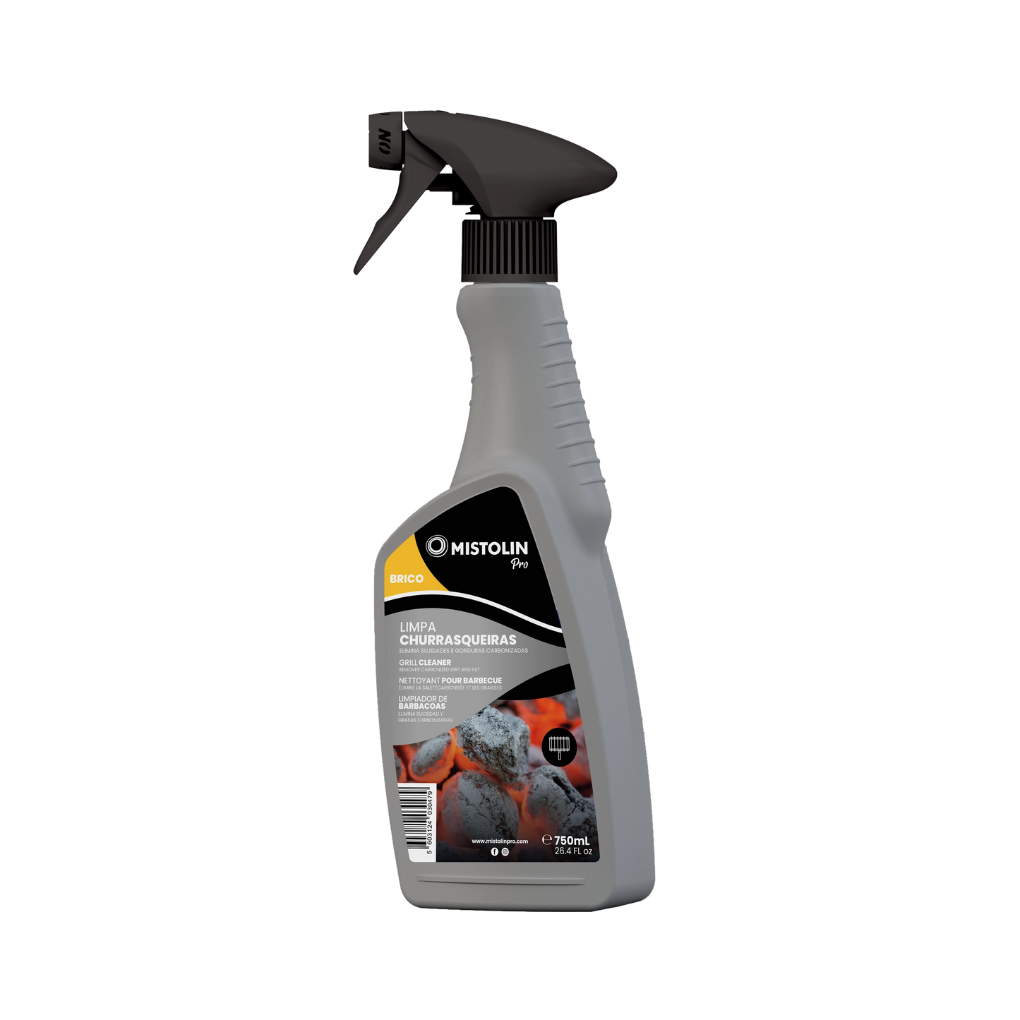Mistolin Pro Limpa Churrasqueiras 750ml