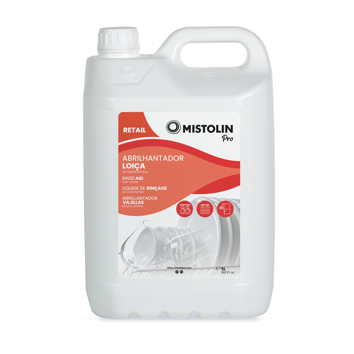 Mistolin Pro Abrilhantador Máquina da Loiça 5L