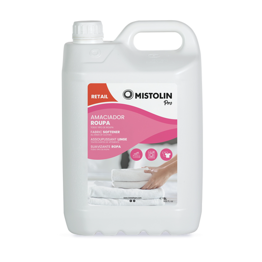 Pack Mistolin Pro Amaciador de Roupa 5L (3 unidades)
