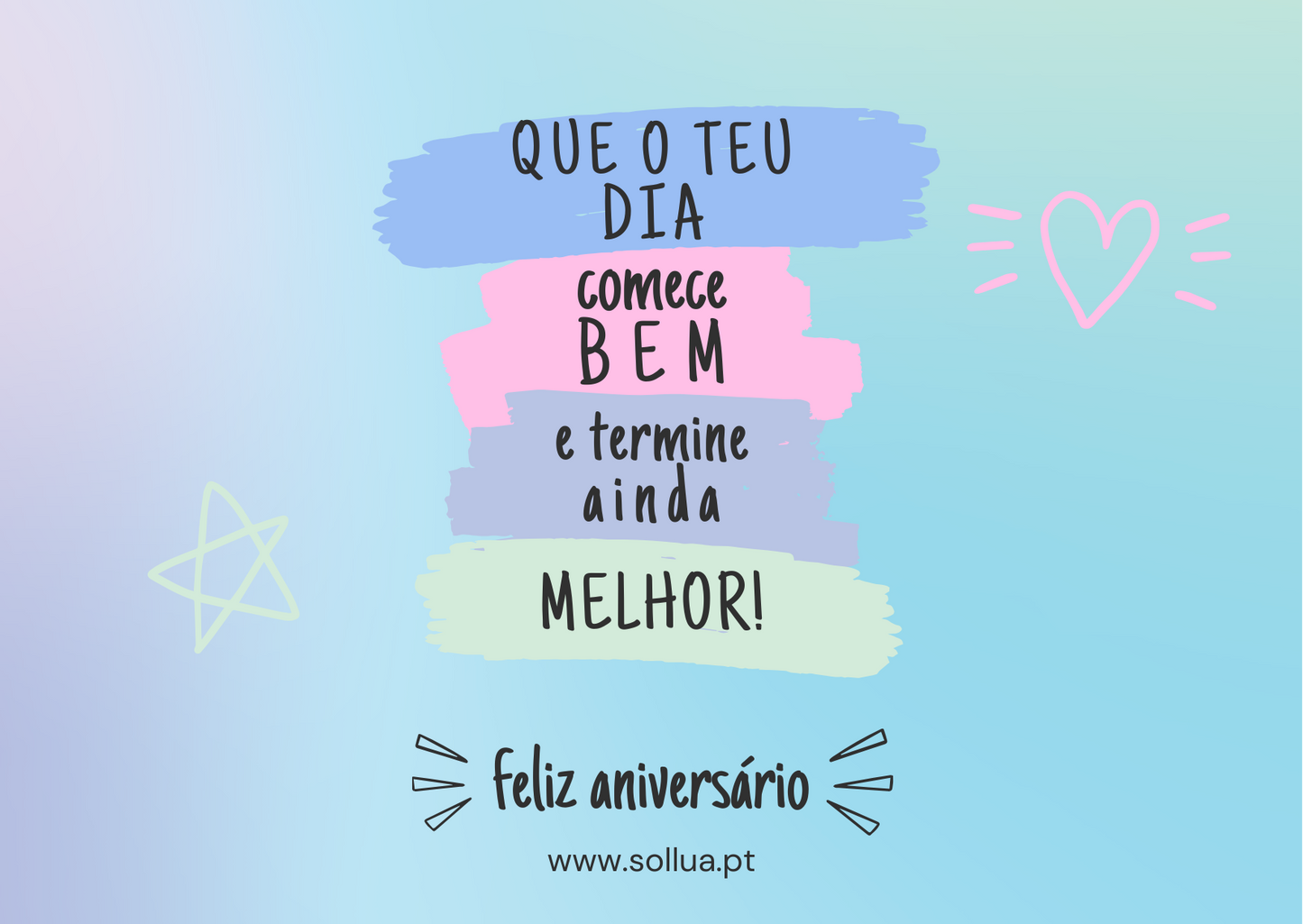 Cartão Feliz Aniversário