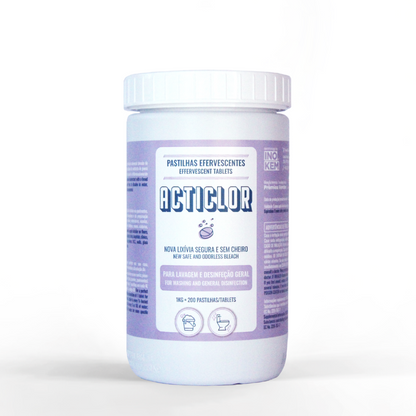 Pastilhas Acticlor - Nova geração de lixívia - 200 unidades