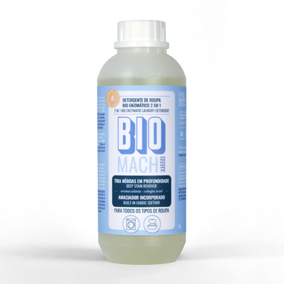 Biomach Super Breeze (colónia) 1L - Detergente de roupa bio enzimático 2 em 1