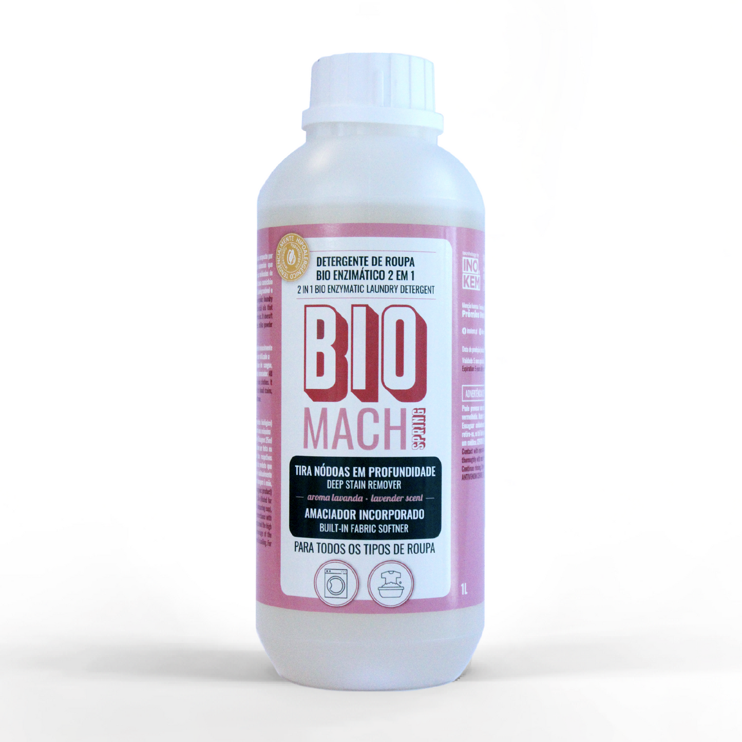 Biomach Super Spring (lavanda) 1L -  Detergente roupa bio enzimático 2 em 1