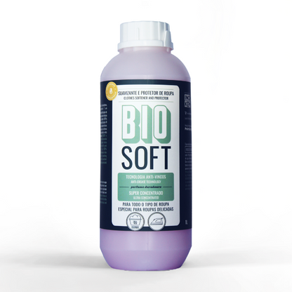 Biosoft original (frutado) - Intensificador de perfume e anti-vincos para roupa 1L