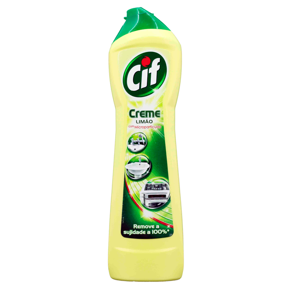 Cif Abrasivo 100%Natural Creme Limao 500ml