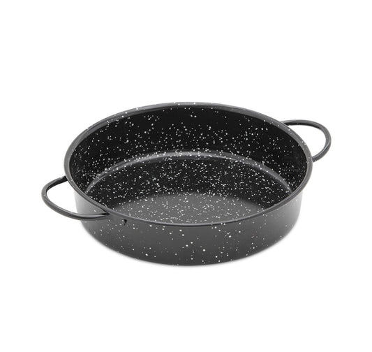 Vaello Assadeira Esmaltada Redonda c/pegas 20cm