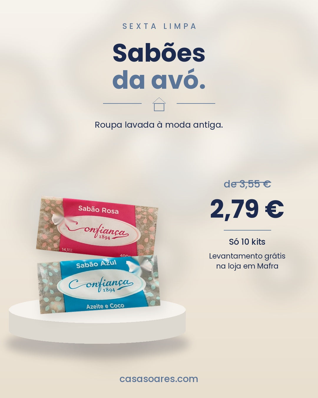 Kit Sabões da Avó Sexta Limpa