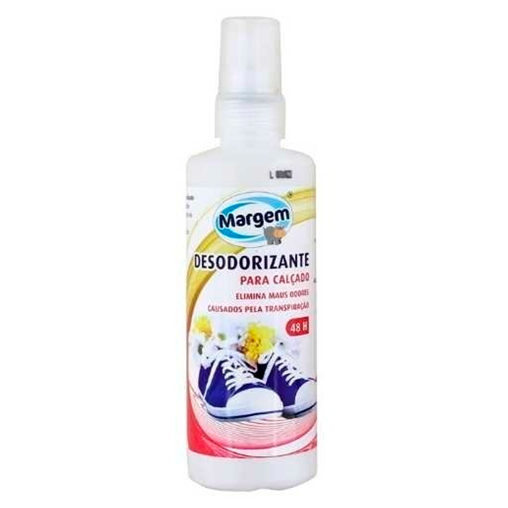 Margem Spray P/Sapatilhas Elimina Odores 48h 120ml