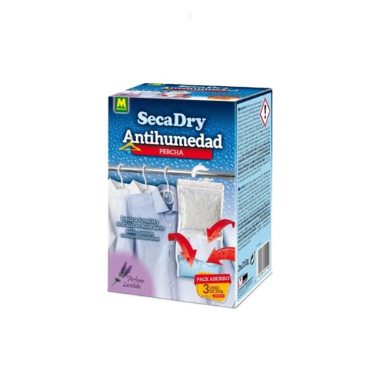 Secadry Desumidificador roupeiros (Pack 3X210 gr)