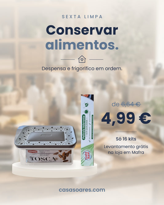 Kit Conservar Alimentos | Sexta Limpa