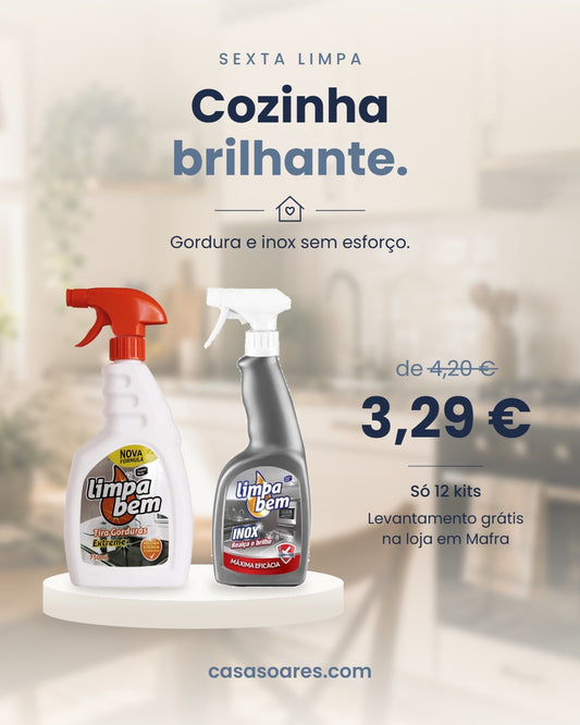 Kit Cozinha Brilhante | Sexta Limpa