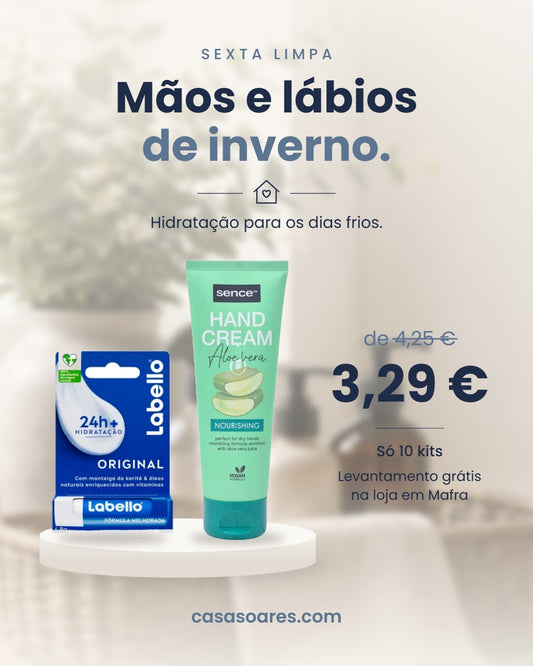 Kit Mãos e Lábios de Inverno | Sexta Limpa
