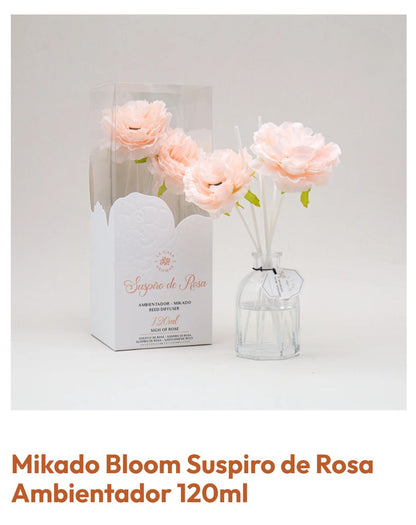Pack Natal Perfumado: mikado Suspiro de Rosa